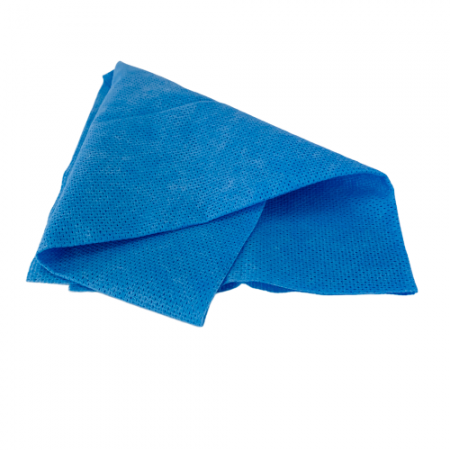 Chiffon bleu turquoise très résistant 75 gr/m² non pelucheux.