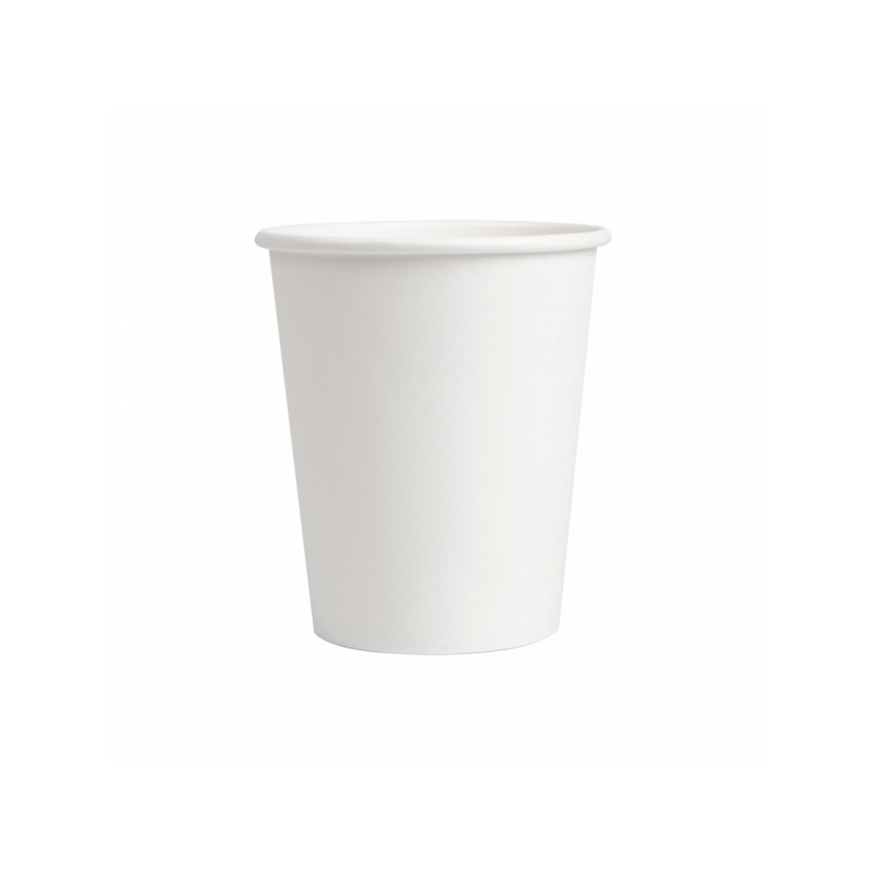 Gobelet à café blanc en carton 100 ml - par 100