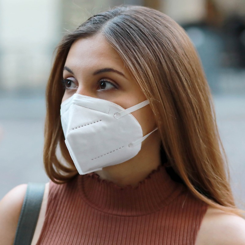 Masque de protection respiratoire ffp2 noir boite de 10 - Drexco Médical