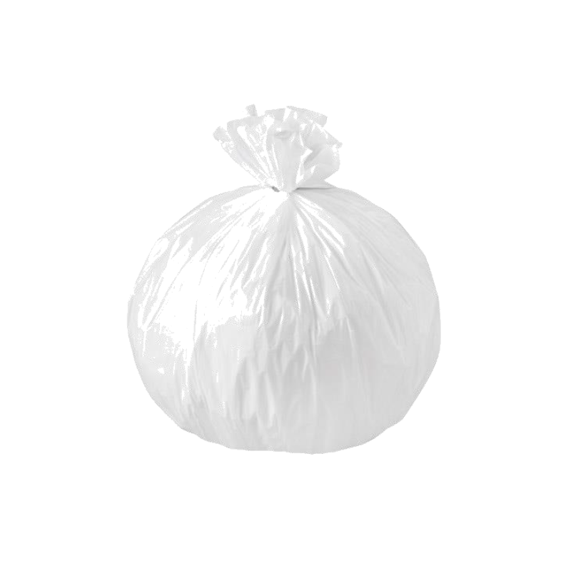 Sacs-poubelle Blancs [polyéthylène haute densité] Capacite 20L