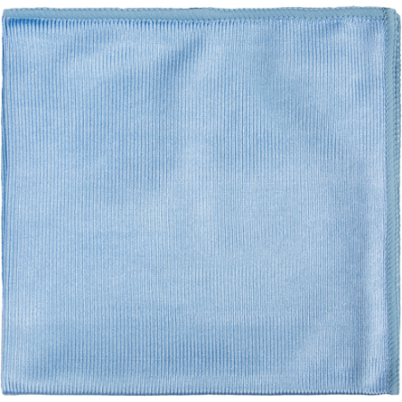 Chiffon microfibre bleu spécial vitre 40 x 40 cm